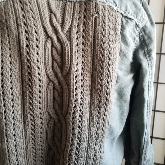 Aero army crochet green boho jacket - Picture 7 of 8